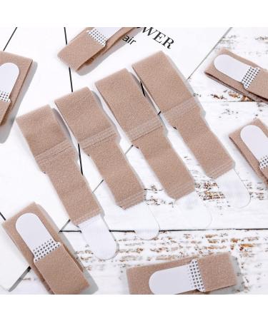 Skisneostype Hammer Toe Splints - 10 Pcs Fabric Toe Splint for Correcting Hammer, Broken, Crooked, and Overlapping Toes - Buy Online on GoSupps.com