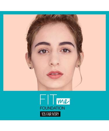 Maybelline Fit Me Matte + Poreless Foundation - Fair Ivory - Oil-Free 1 fl. oz - Buy Online on GoSupps.com