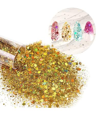 Estanoite 36 Colors Chunky and Fine Glitter Mix - Iridescent Cosmetic Glitter for Face, Body, Eyes, Nails, and DIY Projects - Buy Online on GoSupps.com