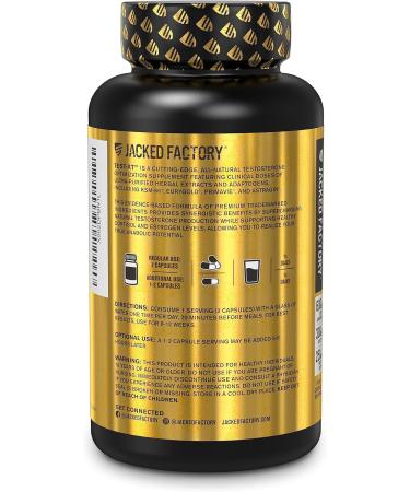 Test XT Natural Testosterone Booster with Tongkat Ali  KSM 66 Ashwagandha  Primavie - Muscle Builder Supplement - 60 Veggie T Pills - Buy Online on GoSupps.com