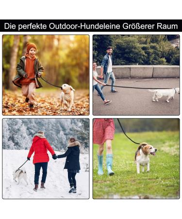 Jostift 5m Reflective Dog Leash - Waterproof Training Line for Small to Large Dogs | Durable 2.5cm Recall Leash - Buy Online on GoSupps.com