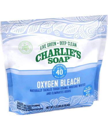 Charlie's Soap Biodegradable Oxygen Bleach 1.3 lbs - 2 Pack - Buy Online on GoSupps.com
