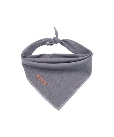 lionet paws Dog Bandana Headscarves Dog Scarf Triangular Scarf Grey LL (Pack of 1) Grey - Buy Online on GoSupps.com