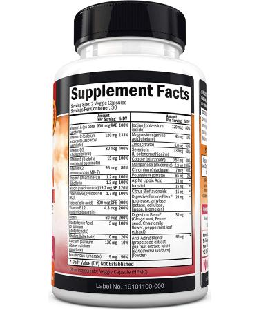 BioSchwartz Advanced Women's Multivitamin - 60 Veggie Caps for Optimal Health - Buy Online on GoSupps.com