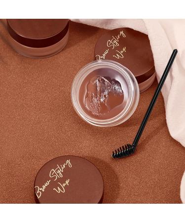 3 Eyebrow wax Transparent Long Lasting Natural Eyebrow Wax Waterproof Eyebrow Makeup Balm Pomade Cosmetics Freeze Pomade for Eyebrow Lamination Fanelod 3 Pcs Transparent - Buy Online on GoSupps.com