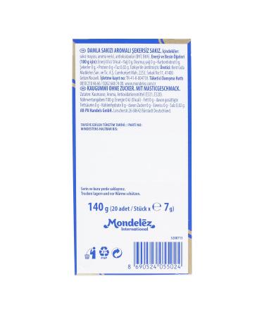 Falim Chewing Gum 3-Pack Mix | Sugar-Free Damla Nane & Cilek with Mint & Strawberry Aroma - 15 Pieces Each - Buy Online on GoSupps.com