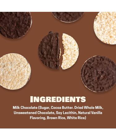 LIEBERS Dark Chocolate Rice Cakes - Kosher Certified, Dairy Free, Gluten Free Snack - Pack of 3 - Buy Online on GoSupps.com