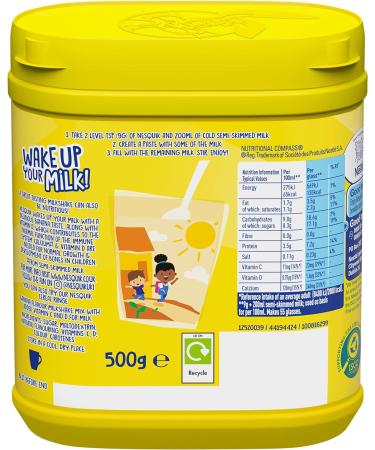 Nesquik Milkshake Mix Banana 500g (Pack of 4) - Buy Online on GoSupps.com
