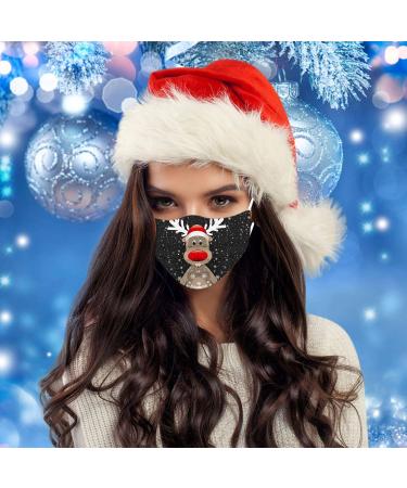20PCS Christmas Disposable Face_Masks for Women-3 Layer_Masks Breathable Disposable_Masks Non-Woven with Elastic Earloops Nose Wire Red Christmas Design Disposable Face_Masks for Adults Women Men - Buy Online on GoSupps.com