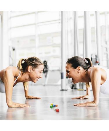 Stack 52 Quick Sweat Fitness Cubes | Bodyweight Workout Game by Military Expert | No Equipment Needed | Video Instructions Included (2019 Box Set) - Buy Online on GoSupps.com