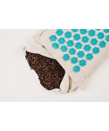 Lifeilove Nails Spikes Acupressure Acupuncture European Quality Mat and Pillow Pain Relief Stress Relief Muscle Relaxant - Buy Online on GoSupps.com