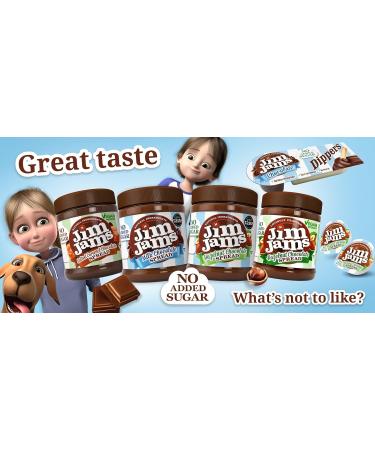 JimJams No Added Sugar Milk Chocolate Dippers - Mini Breadsticks Choc Sauce Dip Tooth Kind Sweet or Dessert for Packed Lunches Box x15 - Buy Online on GoSupps.com