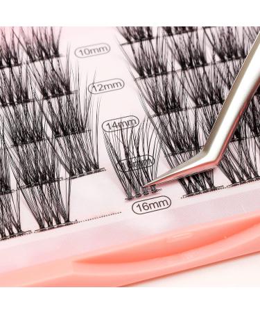 DIY Individual Eyelash Extensions - Mixed 10-12-14-16mm False Lashes for Stunning Makeup - Buy Online on GoSupps.com