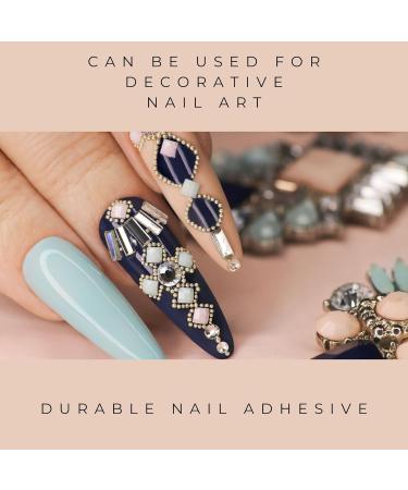 Brush on Nail Glue for Press on Nails | Quick Dry & Long Lasting Acrylic Nail Adhesive - Beyond Beauty Labs 7ml - Buy Online on GoSupps.com