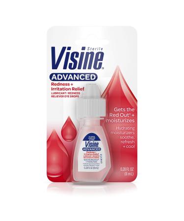 Visine Advanced Relief Redness Reliever Eye Drops, 0.28 oz - Buy Online on GoSupps.com