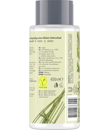 Love Beauty and Planet Delightful Detox Conditioner for Normal to Oily Hair Rosemary and Vetiver Free 400ml - Buy Online on GoSupps.com