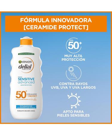 Sensitive Advanced Leche SPF50+ - Broad Spectrum Sunscreen for Sensitive Skin 400 ml - International Shipping Available - Buy Online on GoSupps.com
