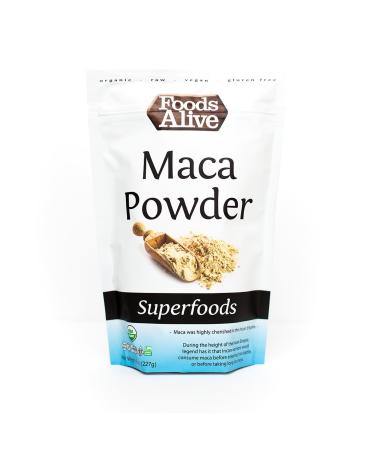 Foods Alive Organic Maca Powder, 8 Oz (Pack of 2)