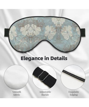 Buy Blue Grace Floral Soft Sleep Eye Mask | Breathable Eye Patch for Travel & Relaxation - Buy Online on GoSupps.com