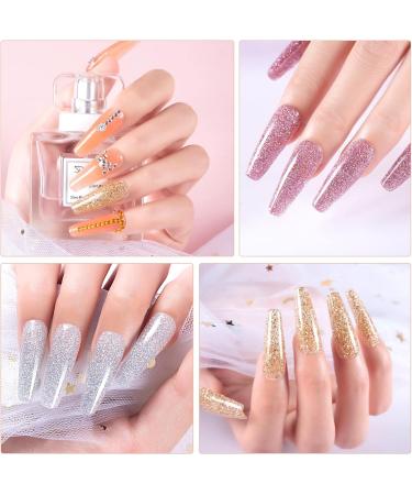 Poly Nail Gel Full Kits 10 Colours Quick Nail Extension Gel Kit Poly Nails Gel Kit with Lamp Easy to Apply with Slip Solution Rhinestone Forms Complete Nail Art Starter Kit DIY at Home White Red Brown Pink E - Buy Online on GoSupps.com