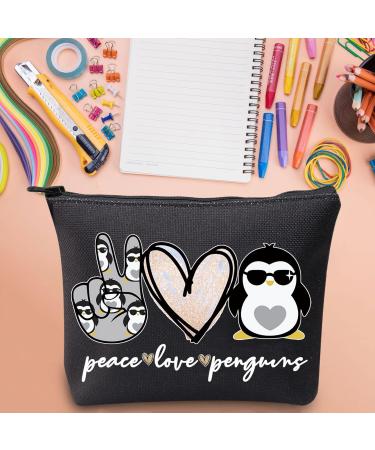 Buy WZMPA Penguin Motif Cosmetic Bag - Perfect Gift for Penguin Lovers | Makeup & Zipper Bag for Animal Lovers - Buy Online on GoSupps.com