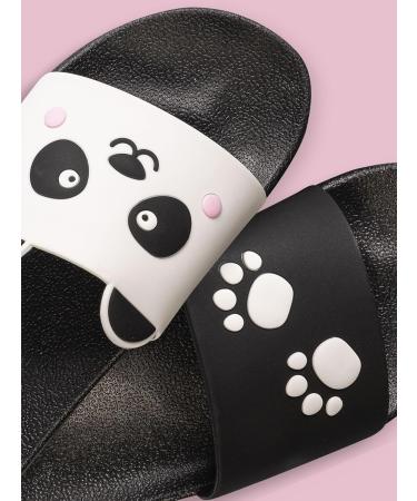 Shop Dedoles Fun Bathing Shoes - Unique Designs: Coffee Cat Pizza & More | Panda Paw Size 31 EU - Perfect Gift! - Buy Online on GoSupps.com