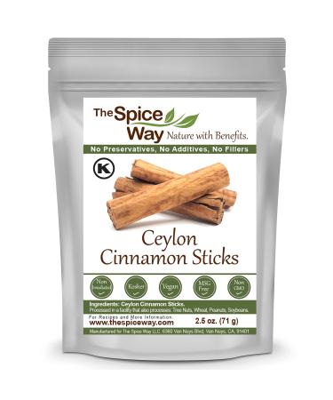 The Spice Way True Cinnamon Sticks - Ceylon Cinnamon stick 2.5 oz - Buy Online on GoSupps.com