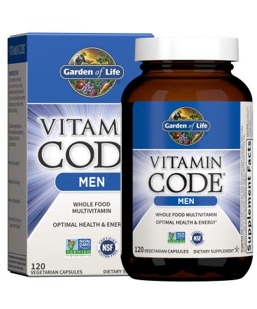 Garden of Life Vitamin Code Men 120 Vegetarian Capsules
