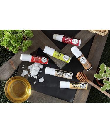 Dionis Peppermint Twist Goat Milk Lip Balm Set (0.28 oz) - Made in USA - Cruelty-free & Paraben-free - Buy Online on GoSupps.com