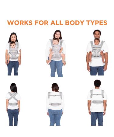 Ergobaby Omni 360 Baby Carrier with Lumbar Support - Pure Black | Newborn to Toddler, 7-45 lbs | 1 Count - Buy Online on GoSupps.com