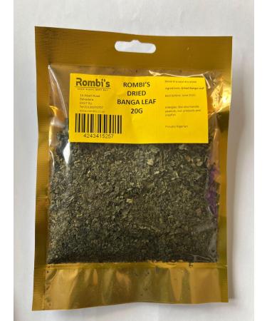 Rombi's Rombis Dried Banga Leaf 20g Pack of 3