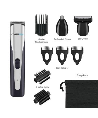 ConairMAN Cordless All-in-1 Beard & Body Trimmer - Lithium Ion Powered Men's Grooming Tool - Buy Online on GoSupps.com
