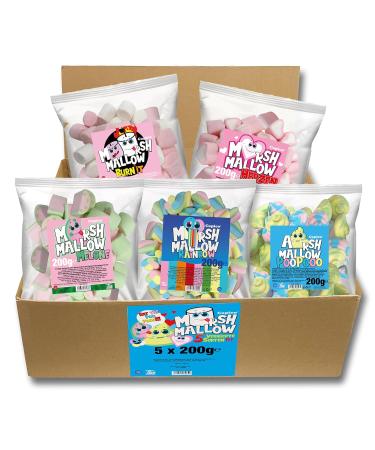 Buy Capico Marshmallow Mixbox 5x200g - Delicious International Treats | 1000g of Sweetness - Buy Online on GoSupps.com