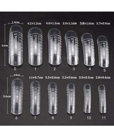 Anself Nail Extension Gel Kit - 3PCS * 60g Gel + 48Pcs Mold Tips | Builder Set for Quick Dry Nail Art Tools - ST124-3 - Buy Online on GoSupps.com