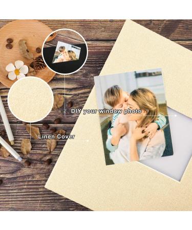 Ywlake Large Capacity Self Adhesive Photo Album - Holds 4x6, 5x7, 8x10 Photos - 40 Sheets / 80 Pages - Beige - Buy Online on GoSupps.com