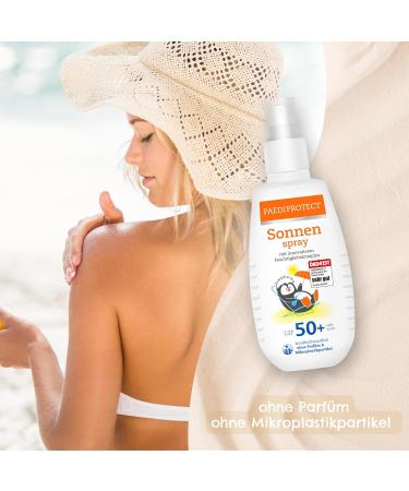 PAEDIPROTECT SONNESPRAY Kinder Baby LSF 50+ - Perfume-Free Waterproof Sun Protection Spray for Face & Body | Vegan Microplastic-Free | 150 ml - Buy Online on GoSupps.com