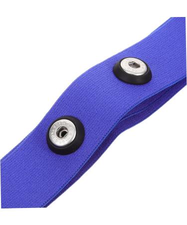 Kichouse Blue Heart Rate Monitor Chest Strap | Breathable Sports Equipment for Accurate Heart Frequency | Durable Nylon & Rubber Band 17.00x3.00x0.10cm - Buy Online on GoSupps.com