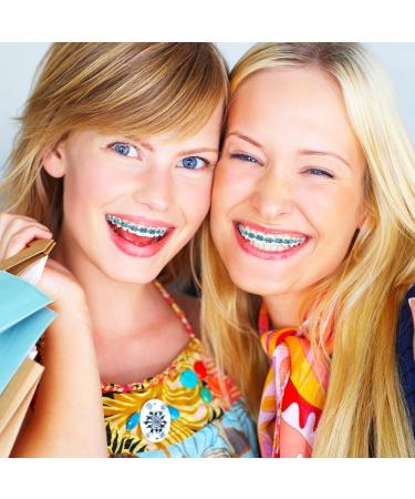 4 Pair of Temporary Tooth Decoration Teeth Retainer Practical Brackets para Dientes Sturdy Retenedores de Dientes Ortodoncia Props for Dental Students to Practice (Blue) - Buy Online on GoSupps.com