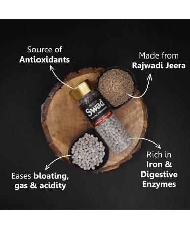 Panjon Swad Jeera Goli & Meetha Amla Pachak (Mukhwas Mouth Fresheners) 2 Bottles 255g - Buy Online on GoSupps.com