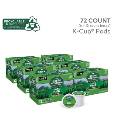 Green Mountain Coffee Roasters Dark Magic K-Cup Pods - Dark Roast Coffee (72 Count) - Buy Online on GoSupps.com