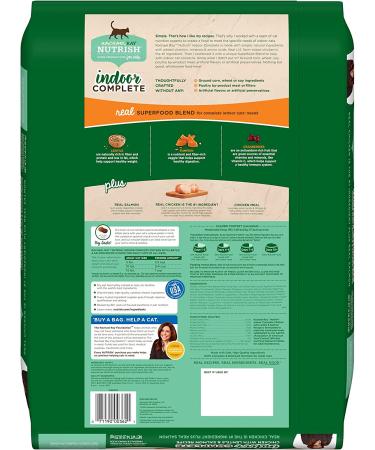 Rachael Ray Nutrish Indoor Complete Cat Food - Chicken, Lentils & Salmon 14lbs - Buy Online on GoSupps.com