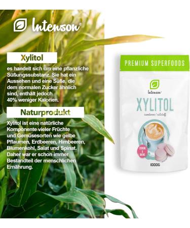 1kg 1000g XYLITOL Pure Natural Sugar Alternative Sweetener / Sugar Replacement (1kg - bag) - Buy Online on GoSupps.com