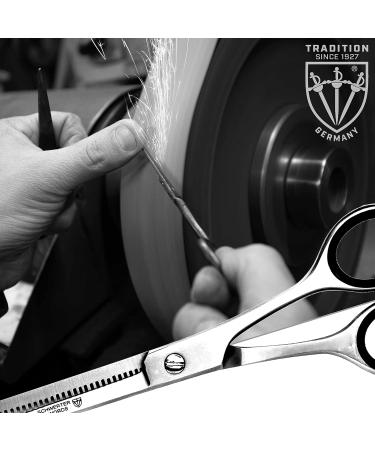 THREE SWORDS Professional Thinning Scissors Set - Stainless Steel Hair Scissors with Case & Comb - Ideal for Stylists & Barbers - Buy Online on GoSupps.com