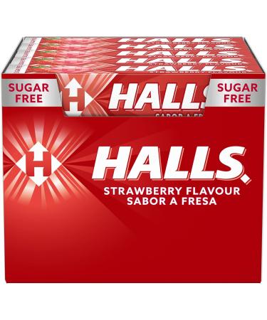 Halls vita c - Strawberry - Sugar Free - 20 Units - Buy Online on GoSupps.com