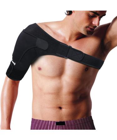 IPOW Adjustable Neoprene Shoulder Support Strap - Stability & Pain Relief for Arthritical Shoulders | Unisex Design for Left or Right Shoulder - Buy Online on GoSupps.com