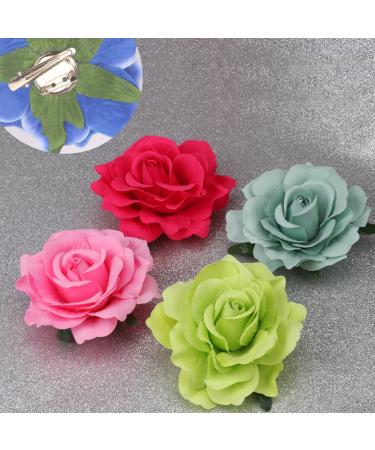 Cubaco Rose Hair Clips for Women - 15 Pack Vintage Boho Flower Hair Accessories - Buy Online on GoSupps.com