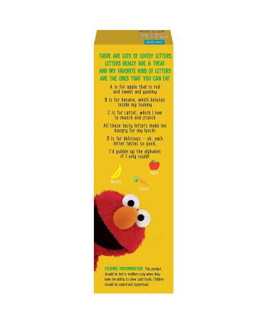 Earth's Best Organic Sesame Street Toddler Snacks - Vanilla Letter of the Day Cookies, 5.3 Oz (Pack of 6) - Buy Online on GoSupps.com