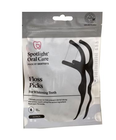 Spotlight Oral Care Dental Floss Picks for Teeth Whitening 50 Count 1