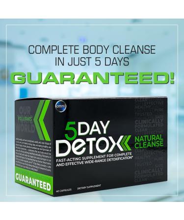 Omni 5 Day Permanent Detox Cleanse - Natural Body Cleanse with Toxin Rid - 40 Capsules - Buy Online on GoSupps.com