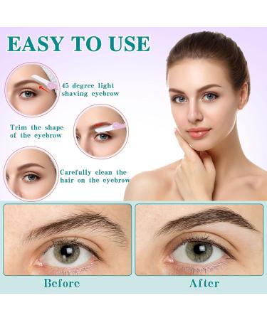 4-Piece Foldable Eyebrow Razor Set for Women & Men | Facial Hair Remover & Shaver - Buy Online on GoSupps.com